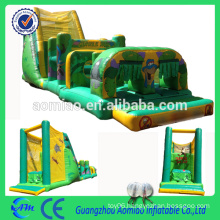 Giant inflatable turbo rush obstacle course game PVC good quality inflatable sports obstacle course